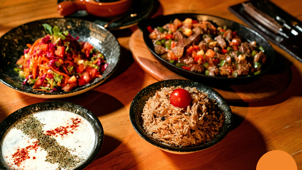 4 bowls of dishes